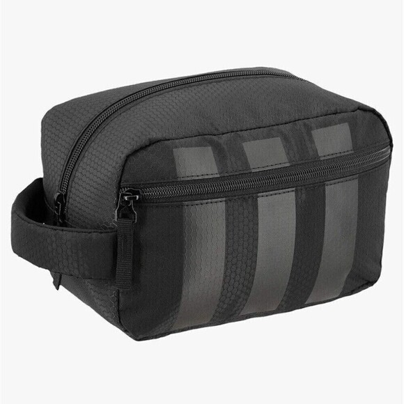 Adidas Team Toiletry Travel Kit Bag Black B172 uisex New with Tags 5143992 - Picture 2 of 16